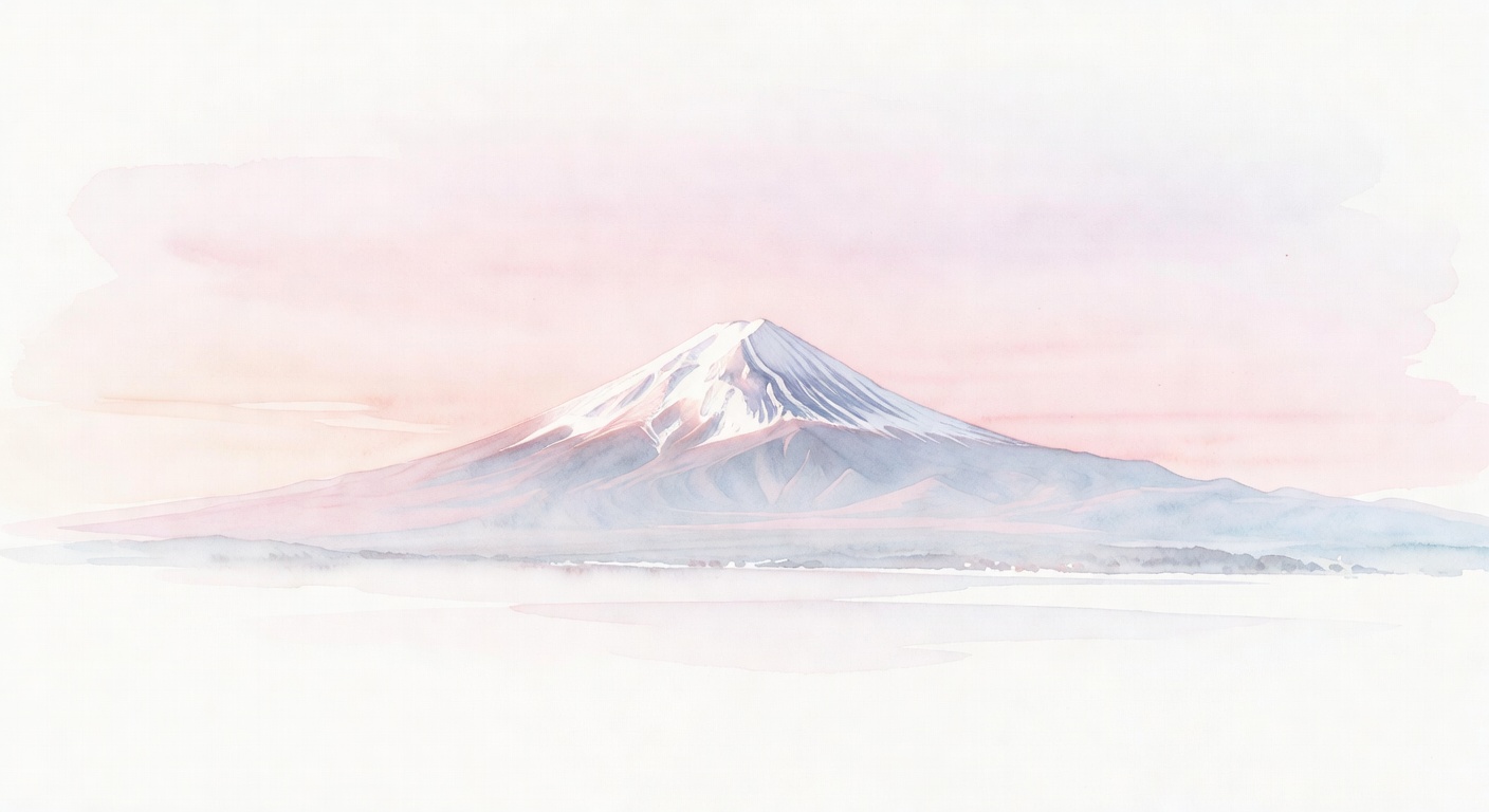 Mount Fuji at sunrise